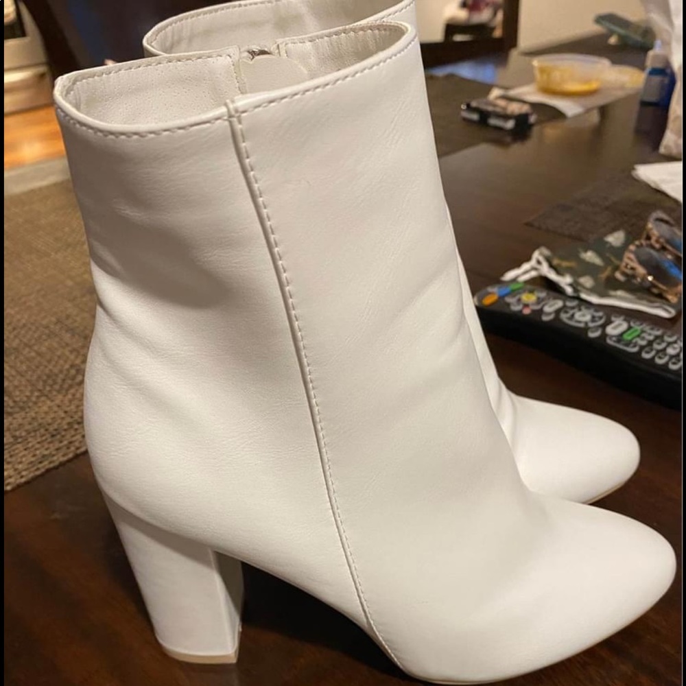 White Booties from Pretty Little Thing